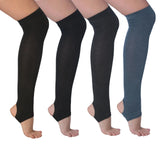  Women's Stirrup Yoga Socks, Lightweight Over The Knee Socks, Open Heel Non-Slip Design. Ideal for Yoga & Dance -  Socks