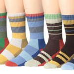 RONNOX Wool Blend Trekking Hiking Outdoor Sports Performance Cushioned Crew Socks, For Men & Women 6 Pairs RHK01-02-L - Tipi Toe Socks