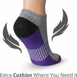 Women's Solid White Athletic Socks - 6 Pack