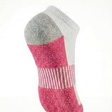 White Rainbow Colored & Accented Stripes Low Cut Socks - 12 Pairs