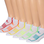 RONNOX Men's 6-Pairs Low Cut Running & Athletic Performance Tab Socks Medium/Large MRLT18-B-ML - Tipi Toe Socks