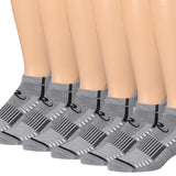 RONNOX Men's 6-Pairs Low Cut Running & Athletic Performance Tab Socks Medium/Large MRLT23-A-ML - Tipi Toe Socks