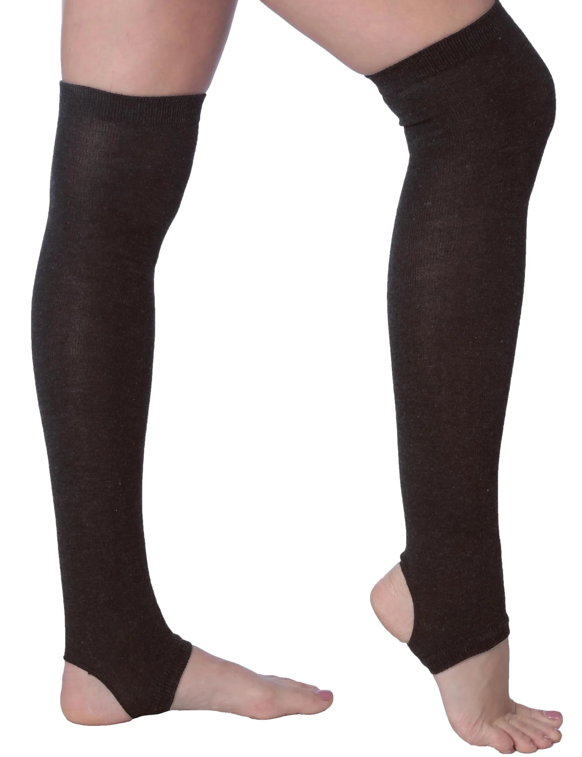  Women's Stirrup Socks - Lightweight Girl's Toeless Socks Knee High - Stretchable Women's Stockings Workout socks -  Socks