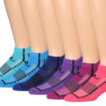 RONNOX Men's 6-Pairs Low Cut Running & Athletic Performance Tab Socks Medium/Large MRLT16-A-ML - Tipi Toe Socks