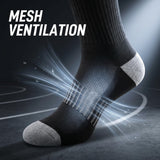 Men's Moisture Wicking Socks - 6 Pairs