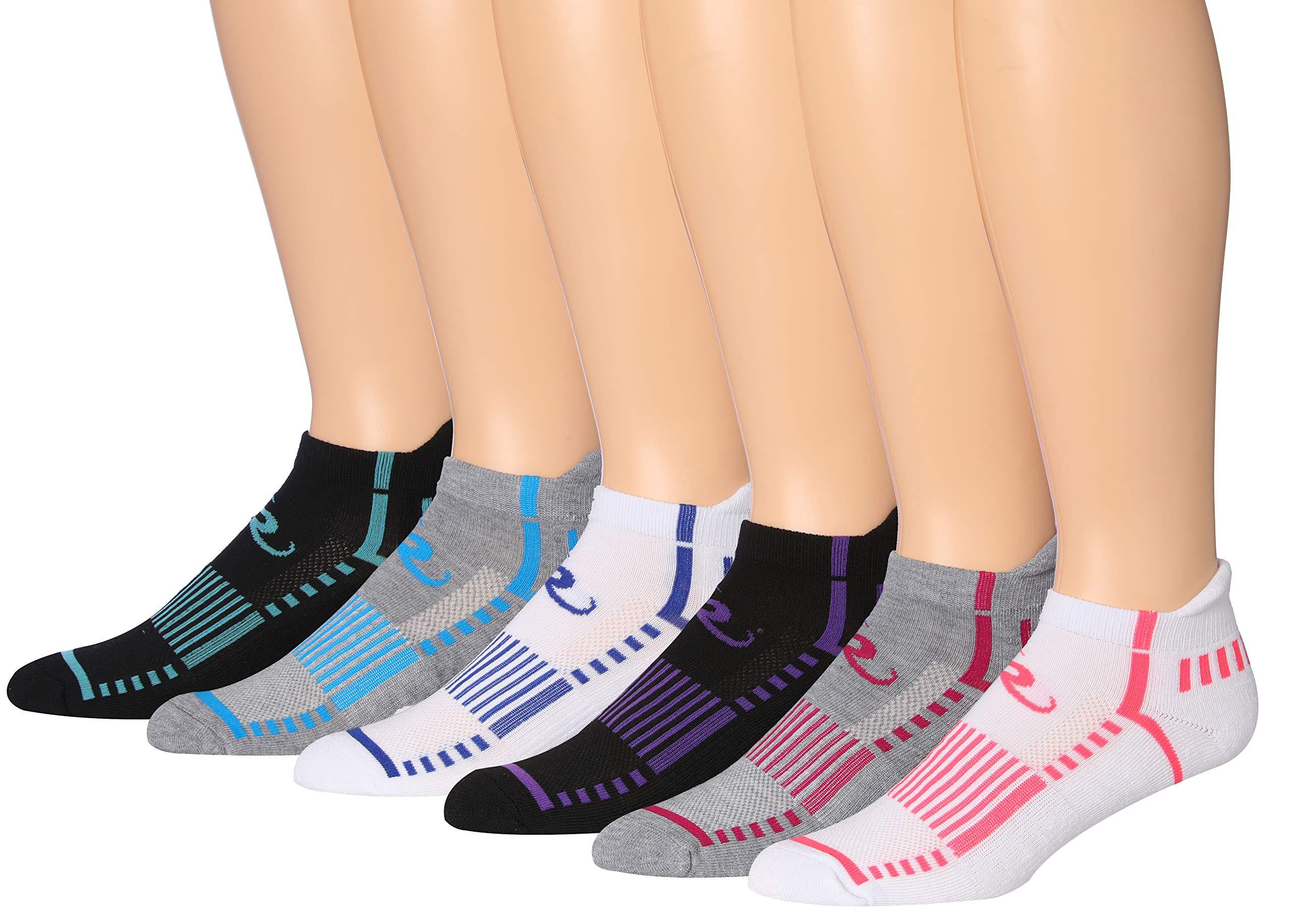 RONNOX Men's 6-Pairs Low Cut Running & Athletic Performance Tab Socks Medium/Large MRLT20-A-ML - Tipi Toe Socks