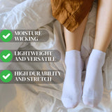 Tipi Toe Women's 6 Pack Lightweight & Versatile Quarter Socks, Ideal for Casual & Everyday Wear
