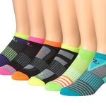 RONNOX Men's 6-Pairs Low Cut Running & Athletic Performance Tab Socks Medium//Large MRLT04-A-ML - Tipi Toe Socks