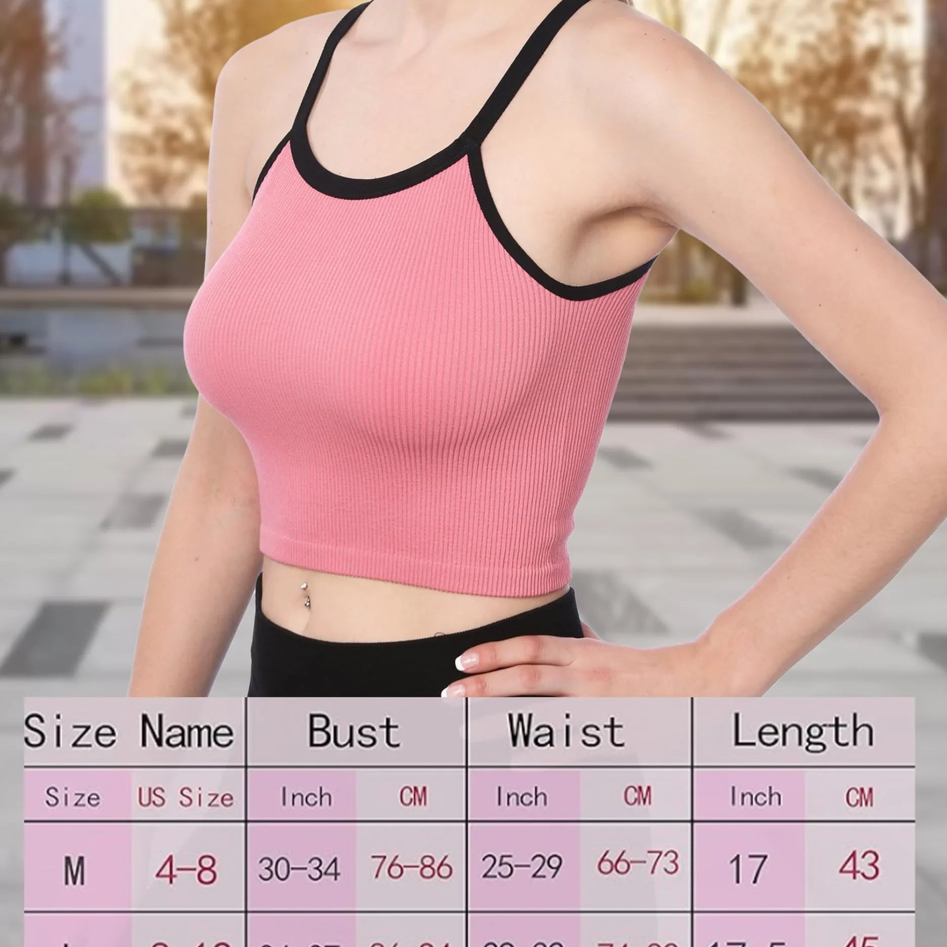Women's Pink Medium Tank Tops sIze