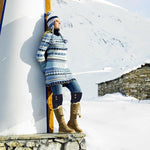 Women's 3-Pairs Winter Warm Classic With Buttons Comfortable Knee High Cotton-Blend Boot Socks - Socks