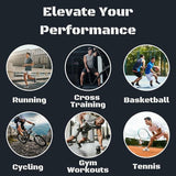 JAMES FIALLO Men's 12-Pairs Performance Low Cut Athletic Dynamic Waves Sleek Gray Canvas Colorful Patterned Sport Socks - Tipi Toe Socks