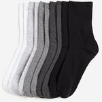 Neutral Quarter Socks for Men
