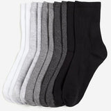 Neutral Quarter Socks for Men