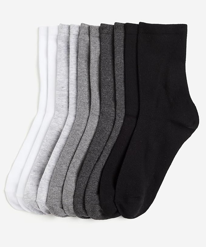 Neutral Quarter Socks for Men