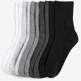 JAMES FIALLO Men's 6 Pack Lightweight & Versatile Quarter Socks, Ideal for Casual & Everyday Wear