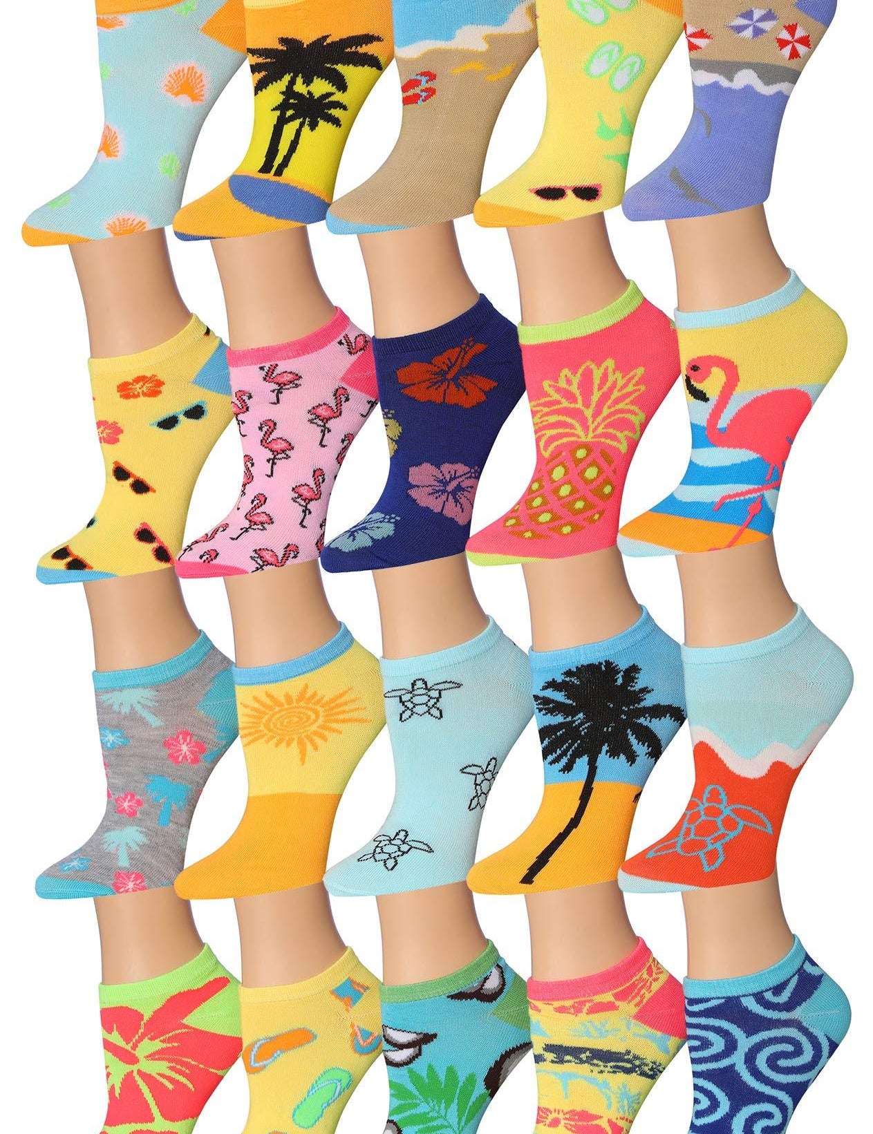 Tree No Show Socks