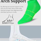 JAMES FIALLO Men's 6-Pairs Fun Low Cut Athletic Football Star Stripes Patterned Running Socks For Men