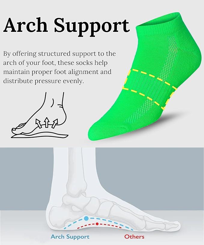 Arch Support Men's Contrast Socks
