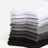 JAMES FIALLO Men's 6 Pack Lightweight & Versatile Quarter Socks, Ideal for Casual & Everyday Wear