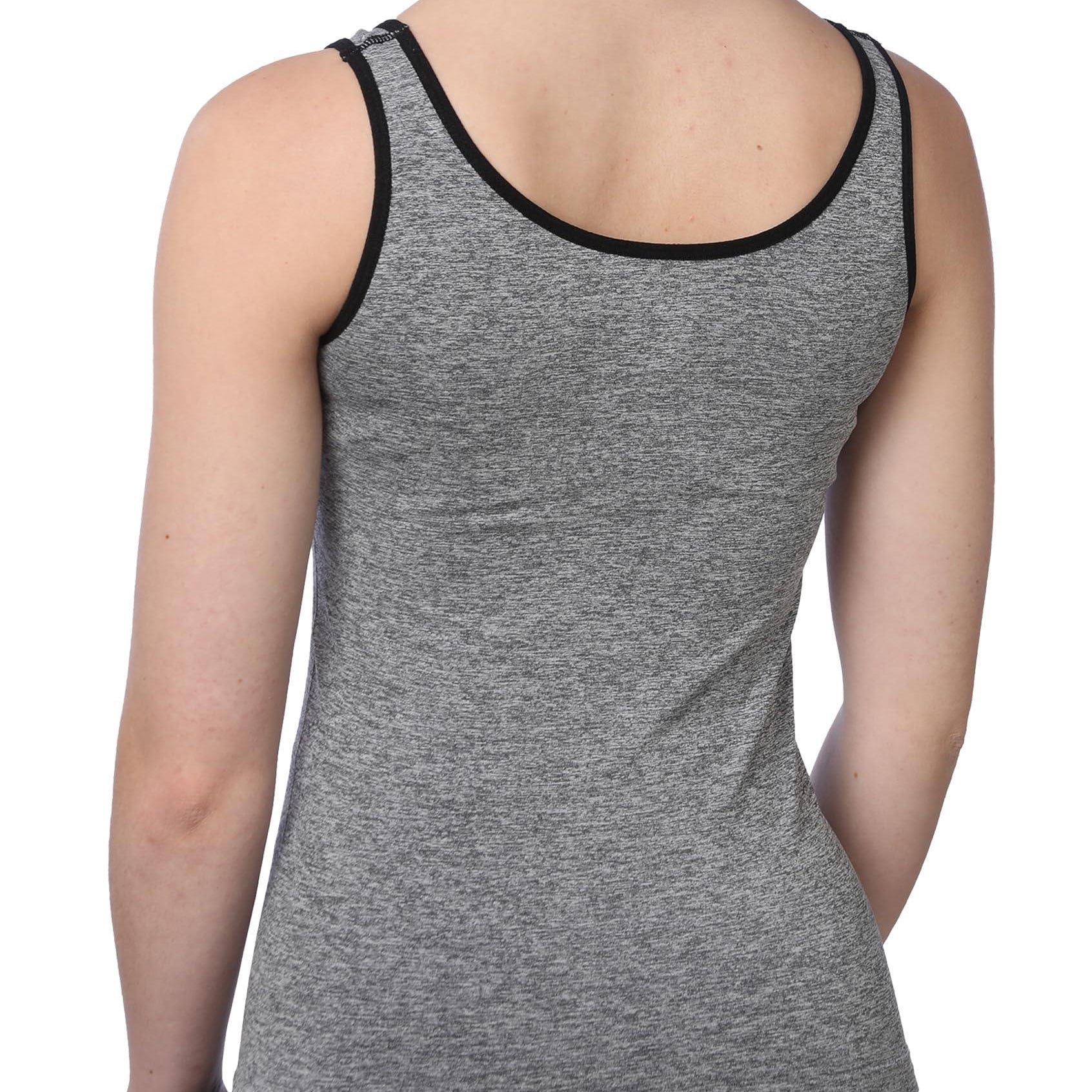 Women's Grey Back Tank Tops