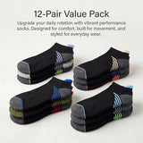 JAMES FIALLO Men's 6-Pairs Low Cut Athletic Sport Socks