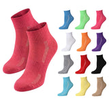 Colorful socks displayed on a white background