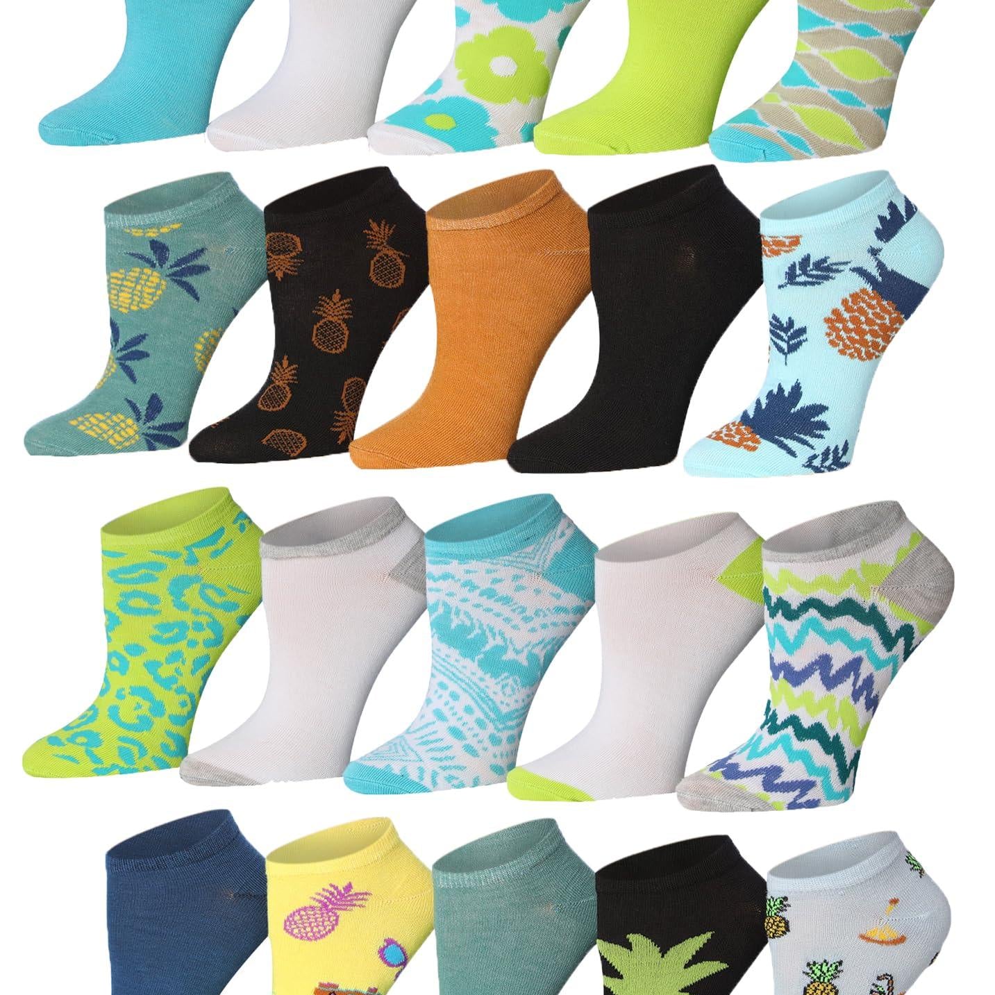 Girls Colorful Splash Socks