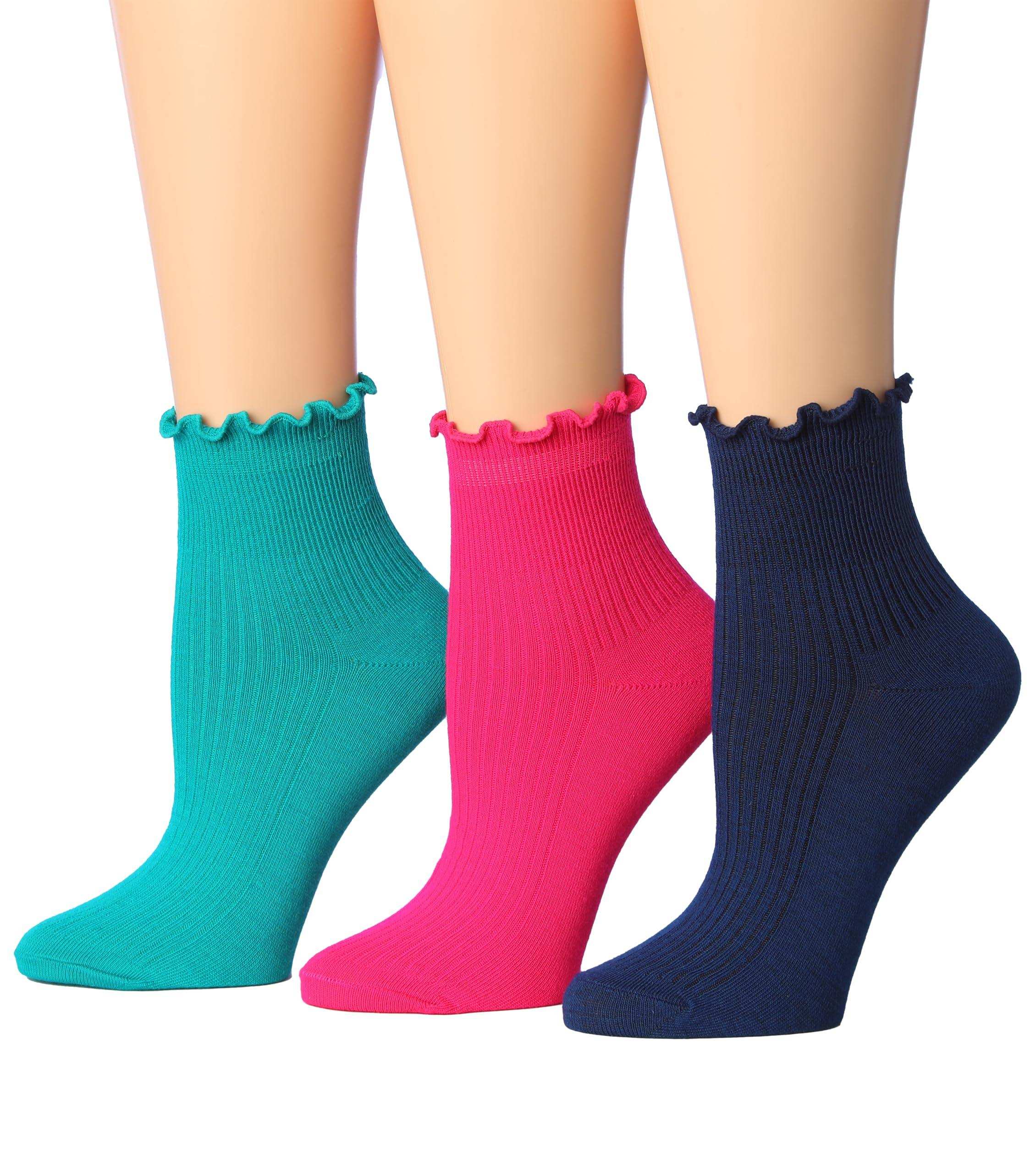 Women's Quarter Ruffle Socks