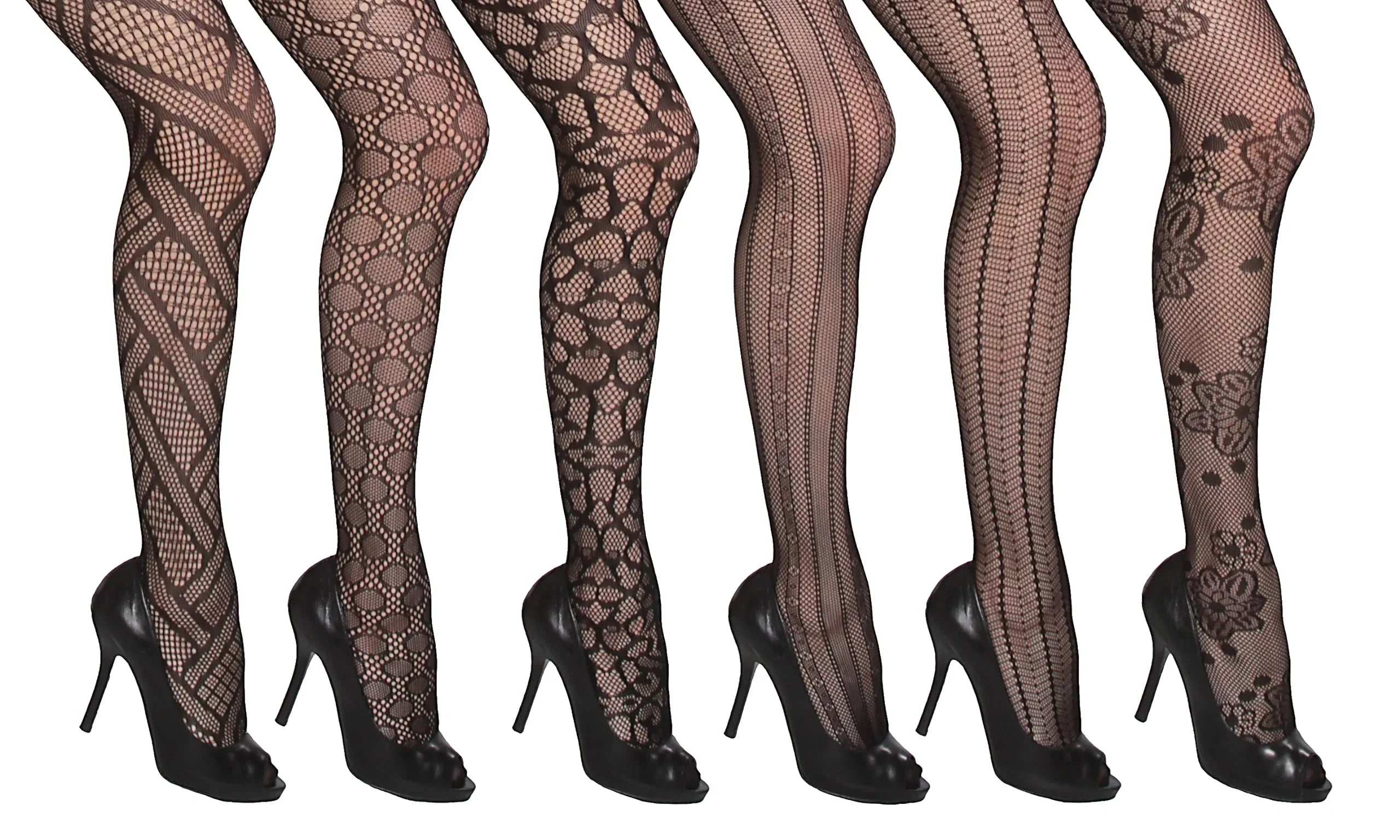 Women's Black Fishnet Tights