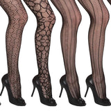 Women's Black Fishnet Tights