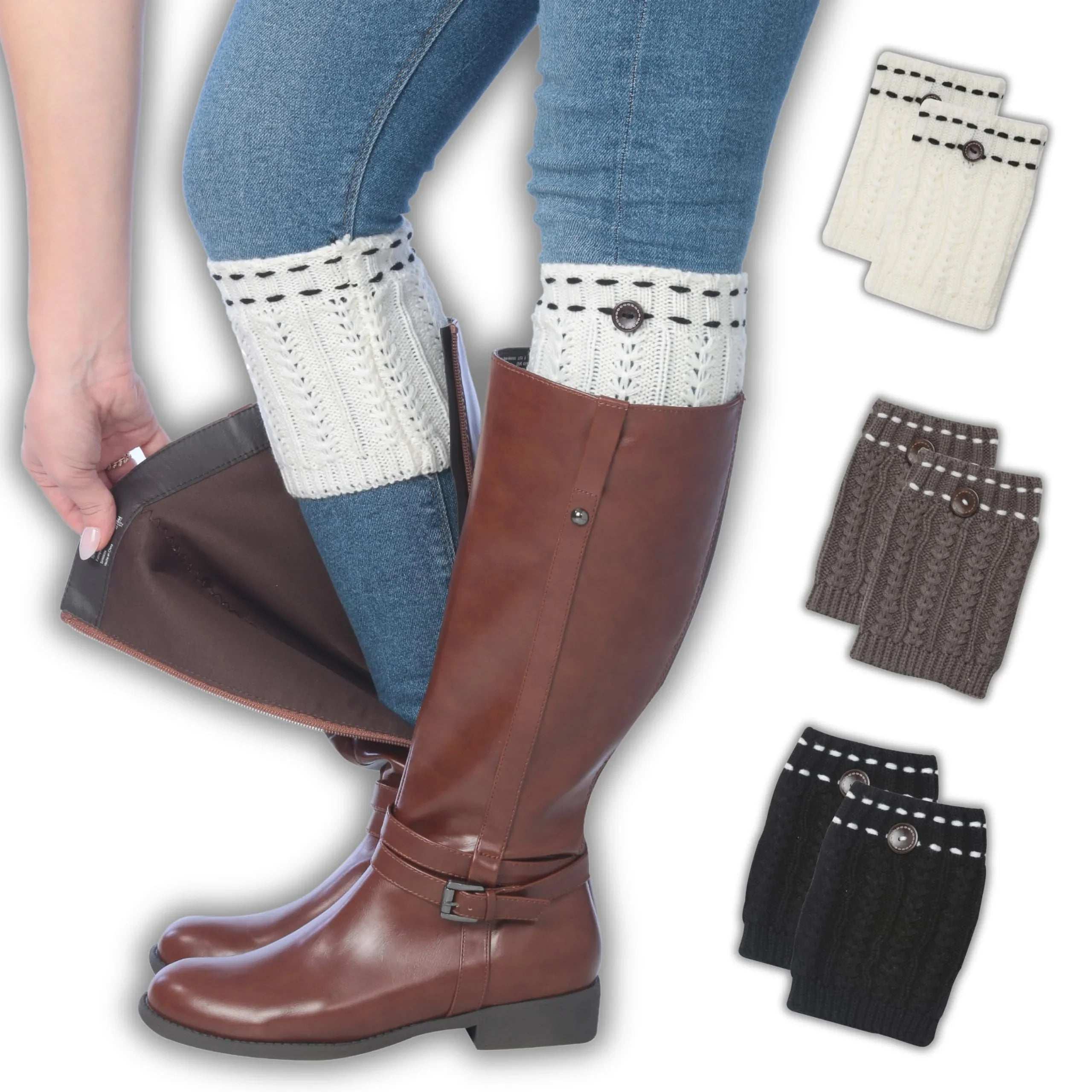 Button Boot Cuffs