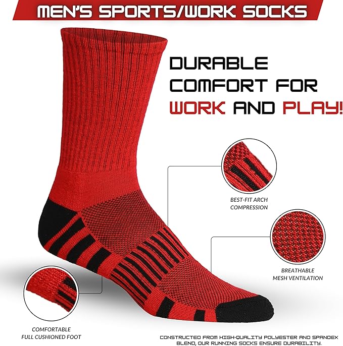Running Moisture Wicking Socks