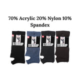 Tipi Toe Women's Stirrup Yoga Socks, Lightweight Knee-High Leg Warmers, Open Heel Non-Slip Design. Ideal for Yoga & Dance