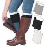 Monochrome Boot Cuffs