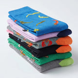 Men's Vegetable Socks - 6 Pairs