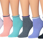 Solid Color Cushioned Ankle Socks