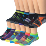 RONNOX Men's 12-Pairs Low Cut Running & Athletic Performance Socks Medium/Large MRLT02-AB - Tipi Toe Socks