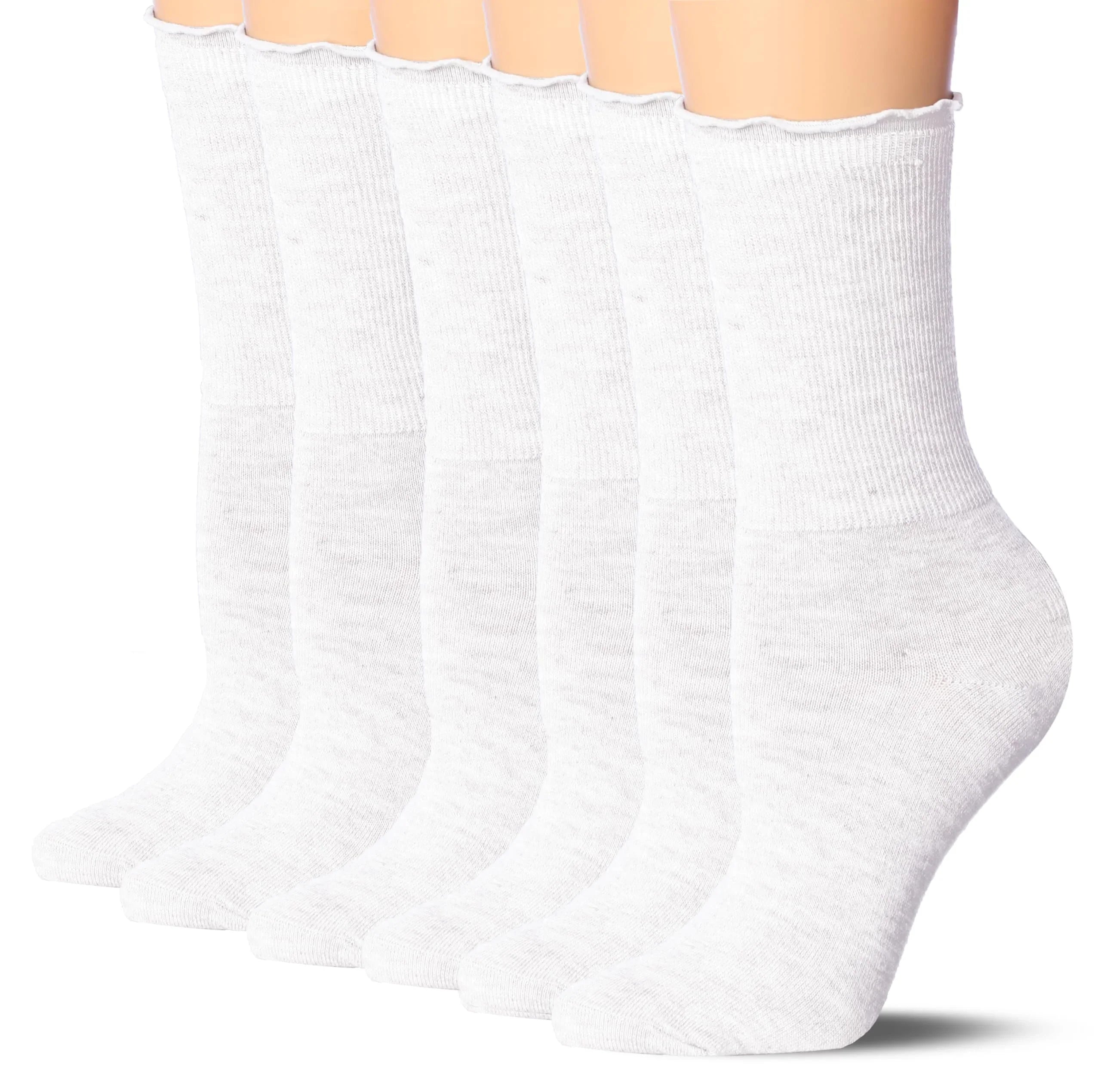 White Lace Ruffle Socks