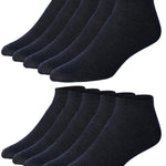  Men's 10 Pairs Classy Extra Lightweight Midnight Black Colorful Patterned Low Cut/No Show Socks - Socks