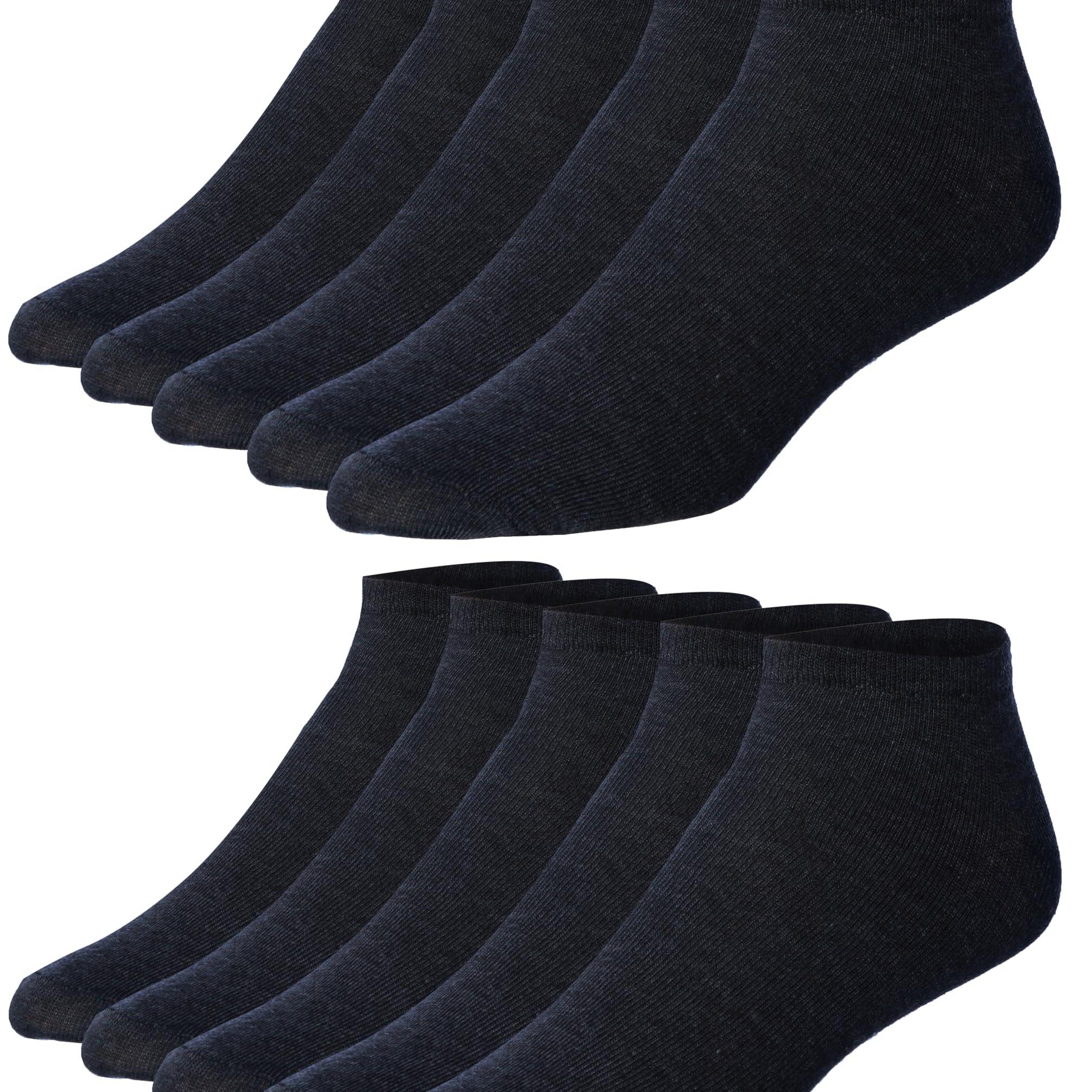 Men's Midnight Black Low Cut Socks