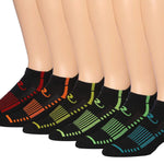 RONNOX Men's 6-Pairs Low Cut Running & Athletic Performance Tab Socks Medium/Large MRLT17-B-ML - Socks