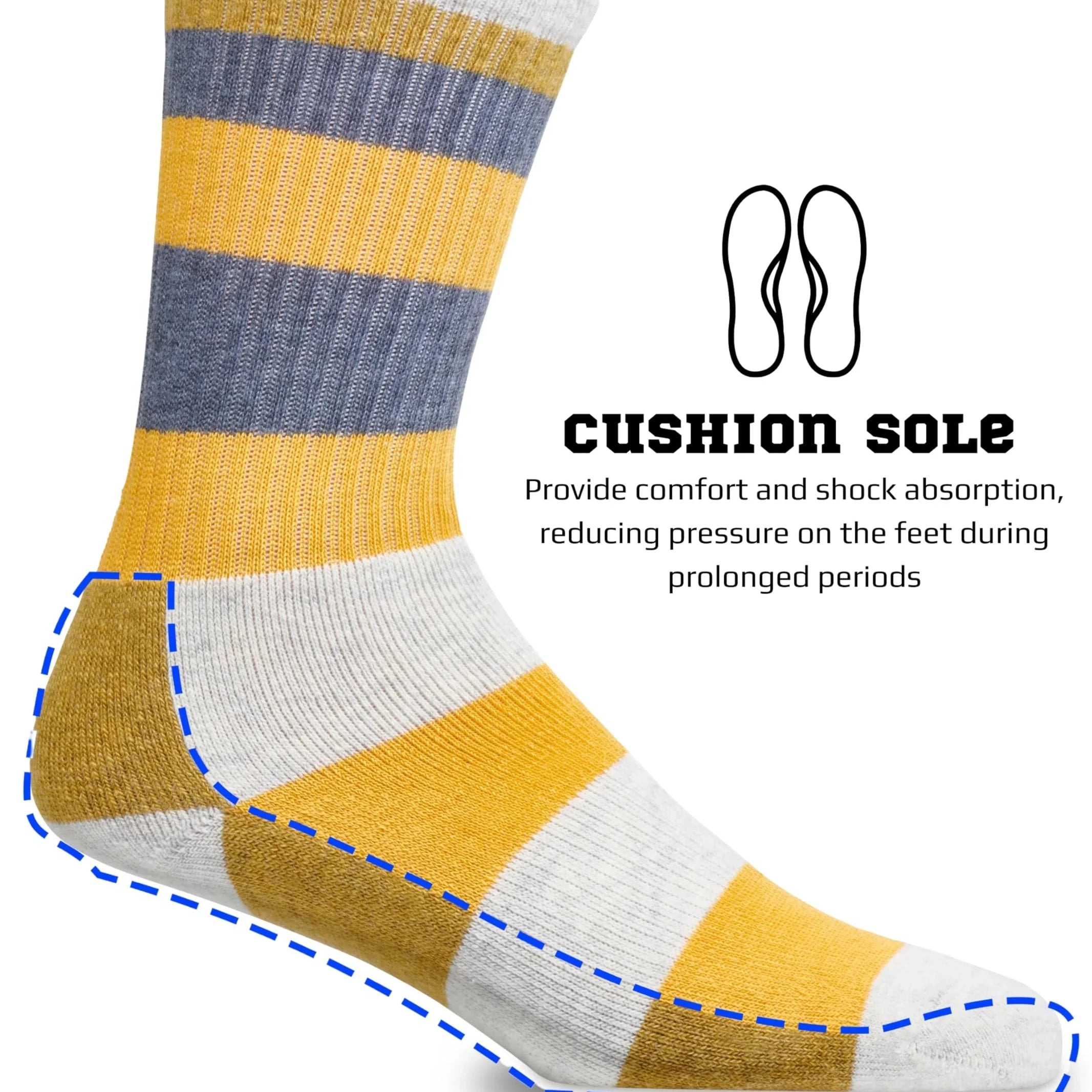 Bold Striped Statements Socks