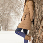 Women's 3-Pairs Light Colored Rustic Tones Natural Hues Fashion With Buttons Comfortable Winter Warm Knee High Cotton-Blend Boot Socks - Socks