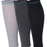  Unisex Calf Compression Sleeve 3-Pairs Sleek Minimalism 12-14 mmHg Great for Athletic & Use -  Socks