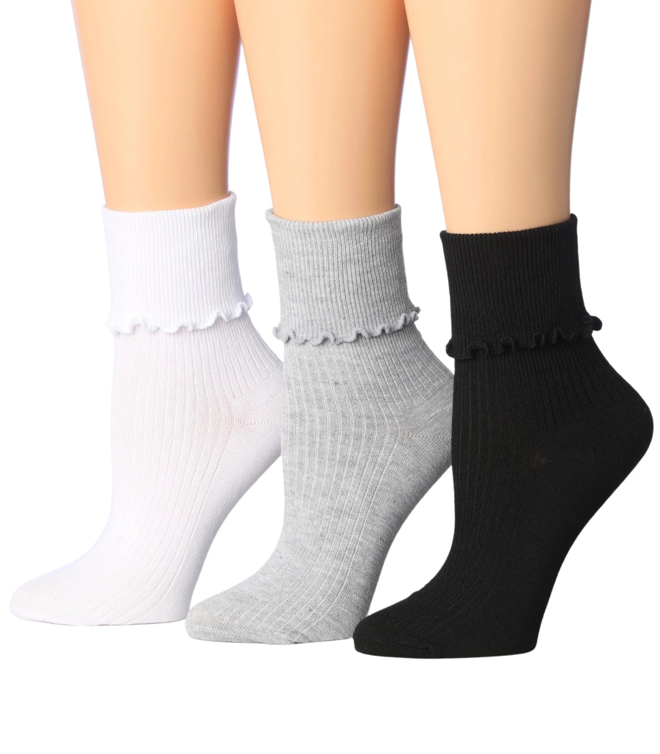 Women's Color Ruffle Socks