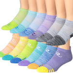 RONNOX Men's 12-Pairs Low Cut Running & Athletic Performance Socks Medium/Large MRLT03-AB-ML - Tipi Toe Socks