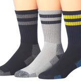 JAMES FIALLO Men's Outdoor Heavy Weight Boot Hiking Socks 3-Pair Pack - Tipi Toe Socks