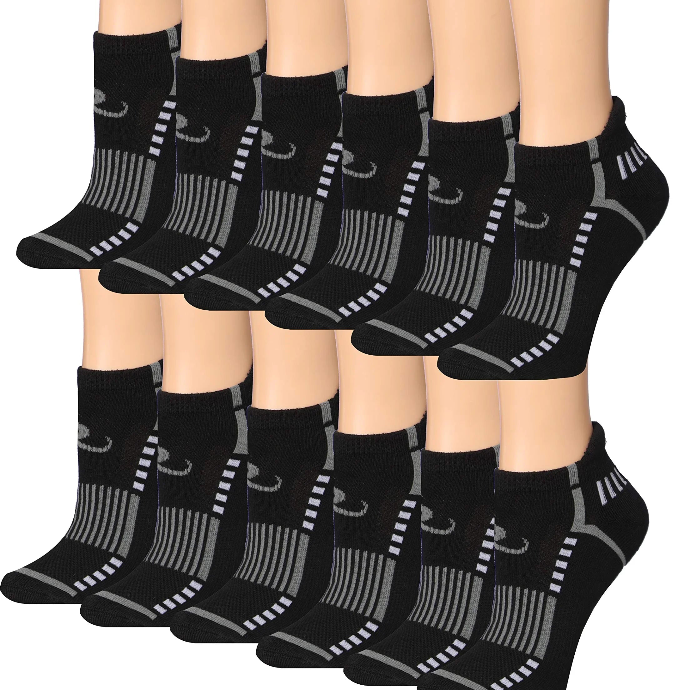 Black Running Socks 