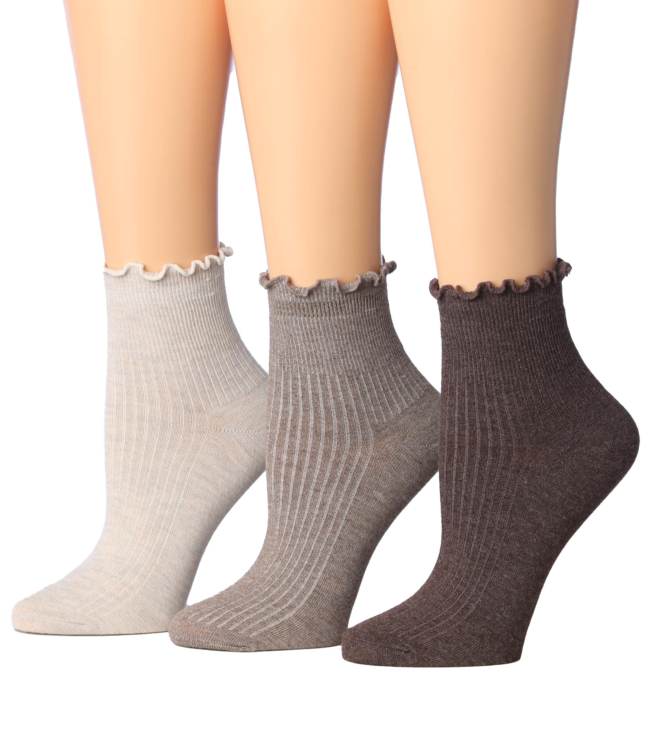 Quarter Ruffle Socks for Women