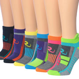 RONNOX Women's 6-Pairs Low Cut Running & Athletic Performance Tab socks Medium/Large WRLT12-A-ML -  Socks
